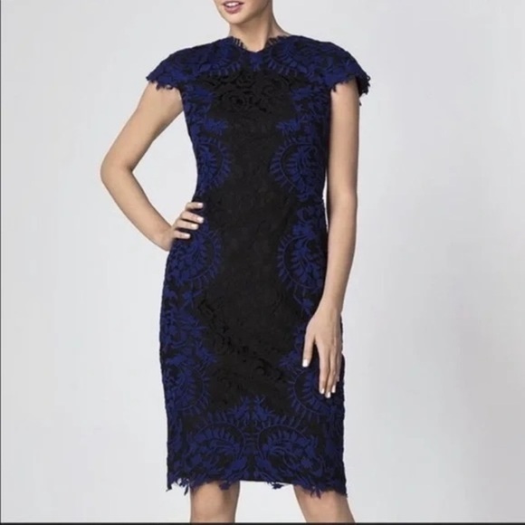 Tadashi Shoji Mandarin Empress Lace
Cocktail Dress Size 14 - Picture 1 of 7